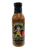 B'Cubs Voodoo Peanut Sauce Hot bottle with label on a white background