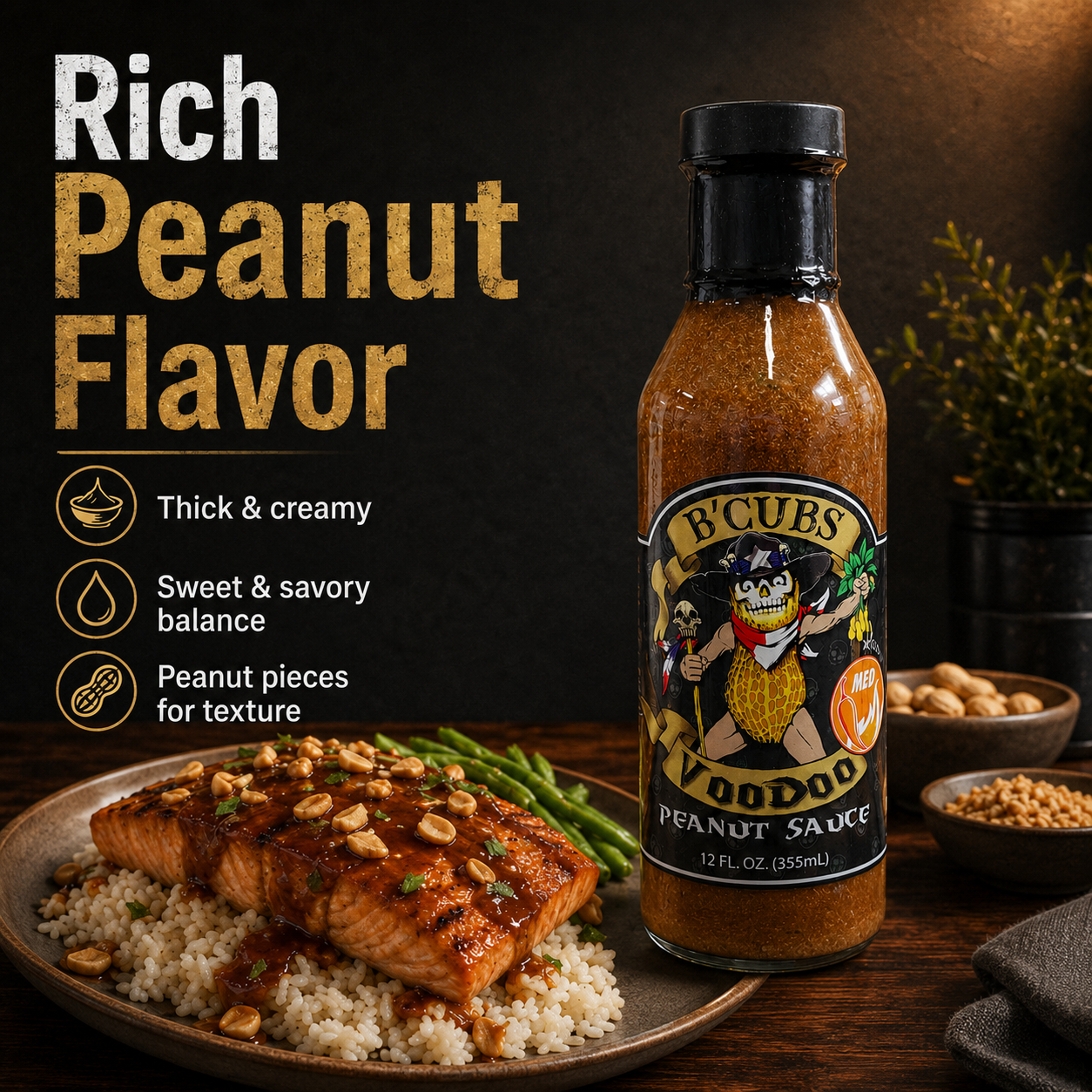 B’Cubs® Voodoo Peanut Sauce