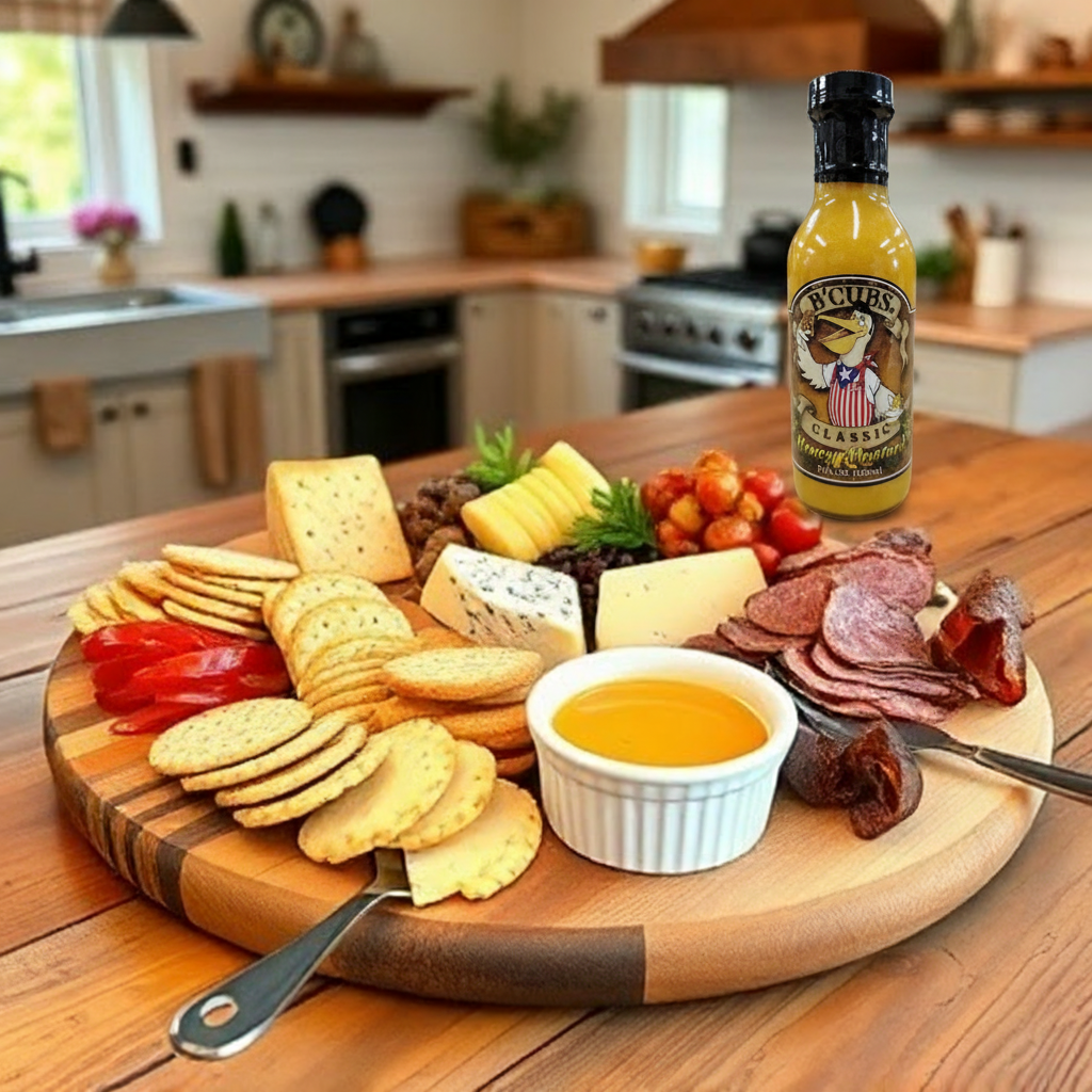 B'Cubs Honey Mustard with Charcuterie - Back Counter